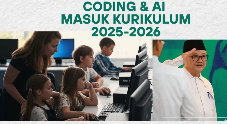Coding dan AI Resmi Masuk Kurikulum